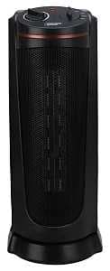 PowerZone HPQ15A-M Ceramic Tower Heater, 12.5 A, 120 V, 900/1500 W, 2-Heat Setting, Black